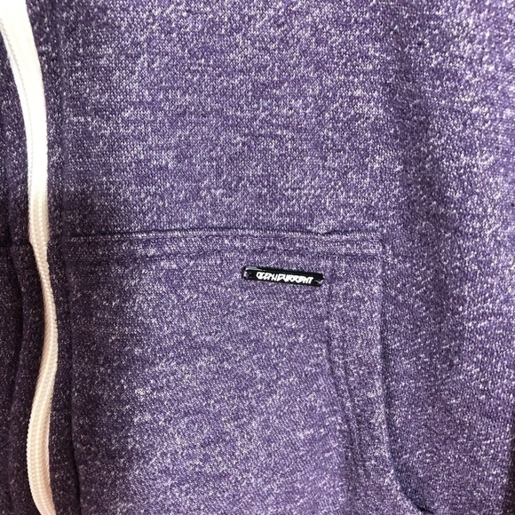Ocean Current Purple Hooded Sweatshirt XL - Picture 5 of 9